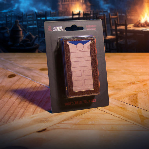 Ultimate Game Master Screen - Initiative Trackers Brown