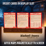 Ultimate Game Master Screen - Magnetic Bar Brown