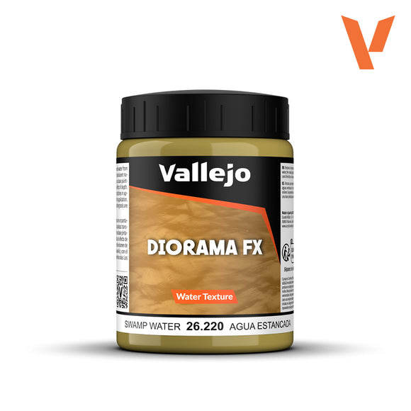 Vallejo Diorama FX paint jar on a white background