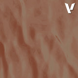 Brown marbled pattern with a logo in the top right corner