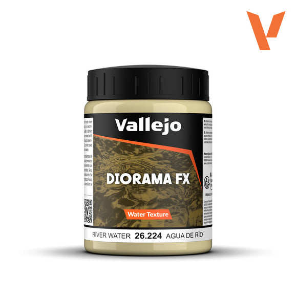 Vallejo Diorama FX paint jar on a white background