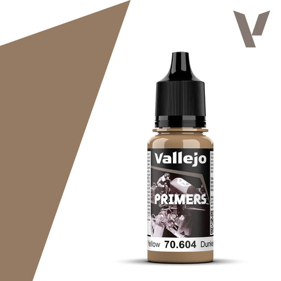 Vallejo primer bottle with a brown color swatch on a white background