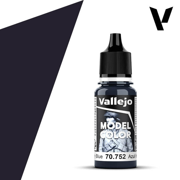 Vallejo Model Color paint bottle with black cap on a white background
