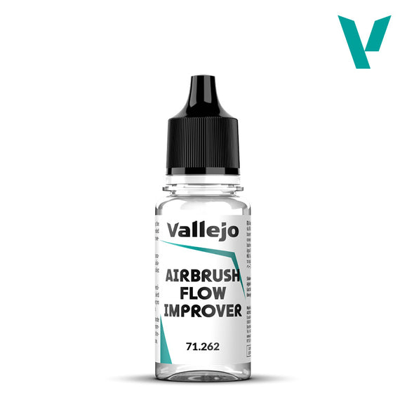 Vallejo Airbrush Flow Improver bottle on a white background