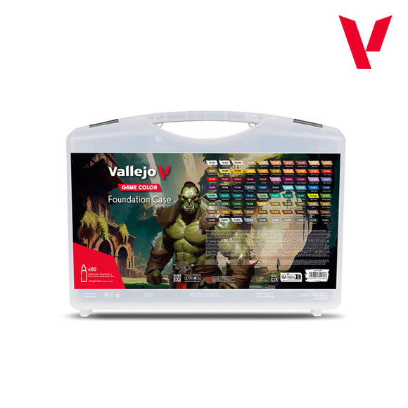 Vallejo Game Color Foundation Case with Hulk illustration on a white background
