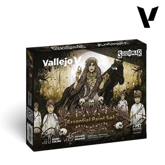 Vallejo Squidmar paint set packaging with artistic design and branding.