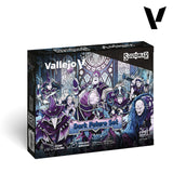 Vallejo Squidmar Dark Future Set packaging with characters and artwork on a white background
