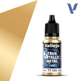 Vallejo True Metallic Metal: Imperial Gold - Light (18 ml)