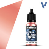 Vallejo True Metallic Metal: Ruby Red - Light (18 ml)
