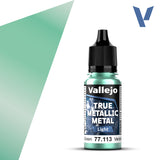 Vallejo True Metallic Metal: Beetle Green - Light (18 ml)