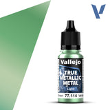 Vallejo True Metallic Metal: Dusken Green - Light (18 ml)