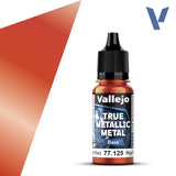 Vallejo True Metallic Metal: Forged Red - Base (18 ml)