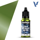 Vallejo True Metallic Metal: Amber Green - Base (18 ml)