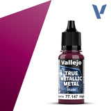 Vallejo True Metallic Metal: Crimson Magenta - Shade (18 ml)