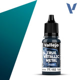 Vallejo True Metallic Metal: Hydra Turquoise - Shade (18 ml)