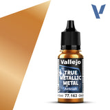 Vallejo True Metallic Metal: Imperial Gold - Airbrush (18 ml)