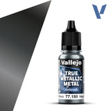 Vallejo True Metallic Metal: Obsidian Black - Airbrush (18 ml)