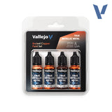 Vallejo True Metallic Metal: Ancient Copper Paint Set (4)