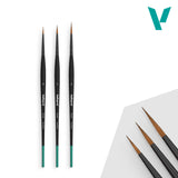 Hobby Brushes: Detail - Synthetic - Design Set - Sizes 0, 1 & 2