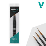 Hobby Brushes: Detail - Synthetic - Design Set - Sizes 0, 1 & 2