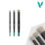 Hobby Brushes: Dry Brush Set - Natural Hair - Small, Medium, & Large