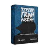 Box for 'Terror from Destiny' expansion with blue and black design