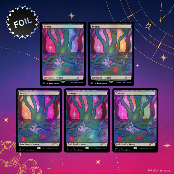 Magic: the Gathering - Secret Lair The Astrology Lands - Capricorn Foil Edition