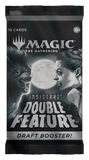 Pack of 'Magic: The Gathering' Innistrad Double Feature Draft Booster with wolf and woman design.