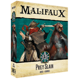 Malifaux game box with character illustration and branding