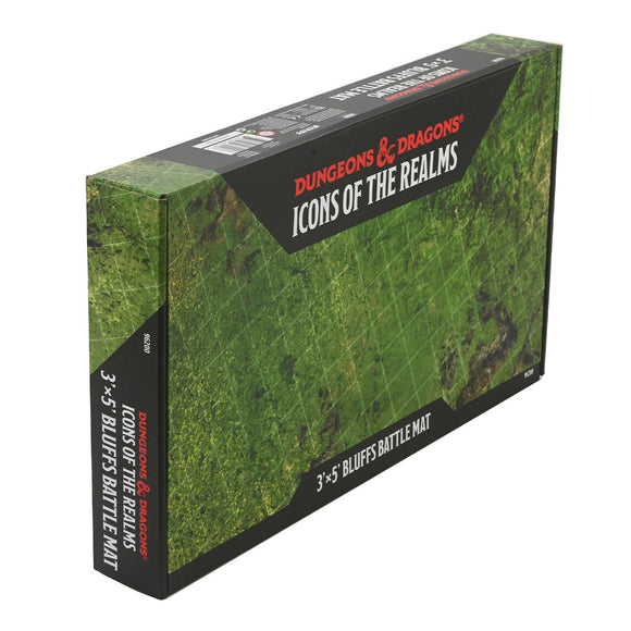 Dungeons & Dragons Icons of the Realms game box with green landscape design