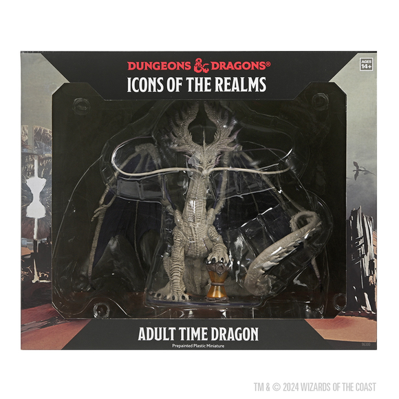 Dungeons & Dragons Icons of the Realms Adult Time Dragon miniature packaging