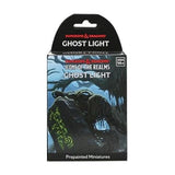 Fantasy miniature packaging for Dungeons & Dragons with a ghost and dragon illustration on a white background.