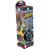 HeroClix game box for 'Fight for Gotham City' with Batman illustration on a white background