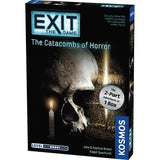 Board game box for 'Exit: The Catacombs of Horror' by Kosmos on a white background