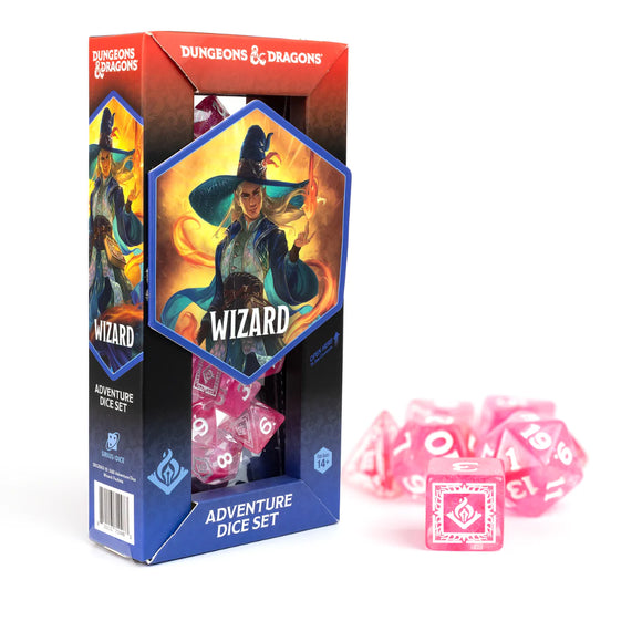 D&D: Adventure Dice Set - Wizard Fuchsia