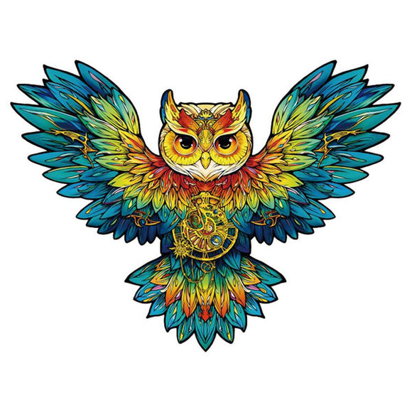 Wooden Puzzle: Owl