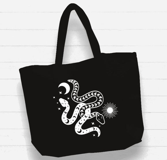 Witchwood Bags: Beach Bag / XL Tote Bag - 