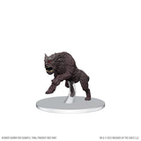 Monster figurine on a white base with a gray background