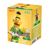 Box packaging of a Sesame Street figurine, featuring Dr. Bert from the preCOOL series.