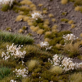 Gamers Grass Tufts: White Flowers- Wild