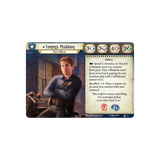 Card featuring Tommy Muldoon, The Officer, from a game with character image and text.