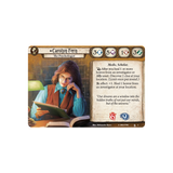 Card featuring a character named Carolyn Fern with game text and icons on a white background