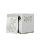 Dragon Shield Deck Box: Double Shell - White/Black