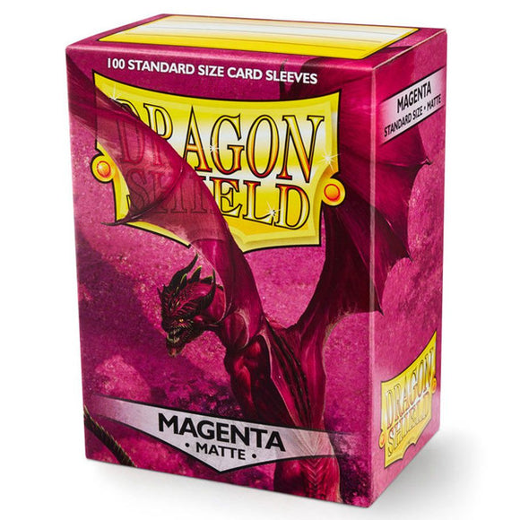 Dragon Shield Deck Protector Matte: Magenta (100)