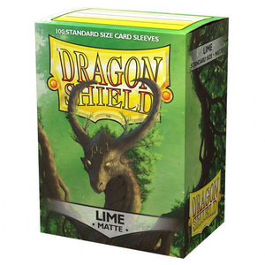 Dragon Shield Card Sleeves: Matte - Lime