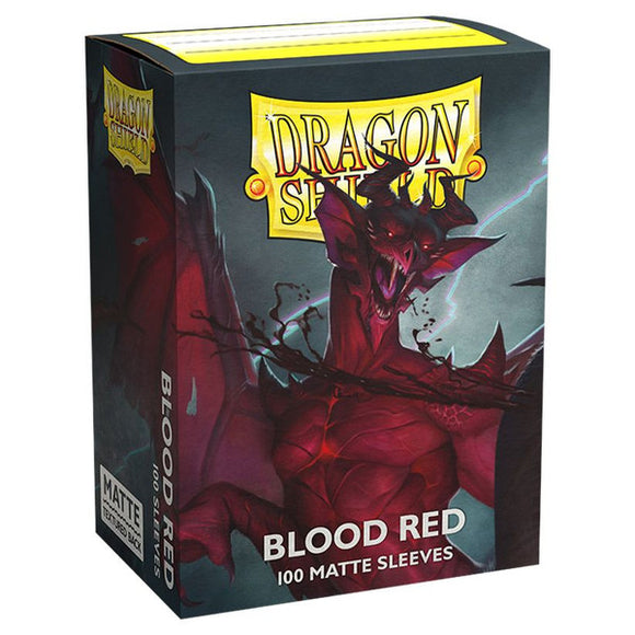 Dragon Shield Deck Protector Matte: Blood Red (100)