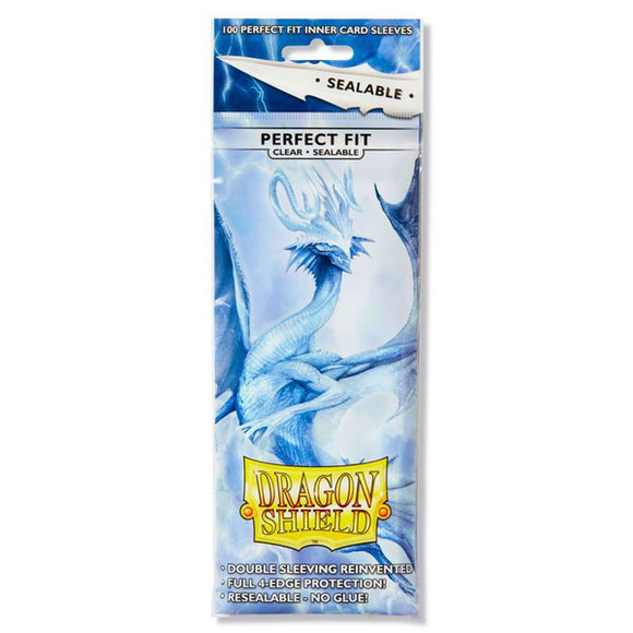 Dragon Shield Deck Protector Perfect Fit: Sealable Clear (100)