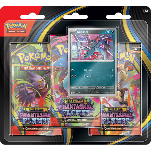 Pokémon trading card game pack with cards and display stand.