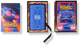 Back to the Future tarot deck and guidebook set on a white background