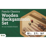 LPG Classics: Wooden Folding Backgammon Case 45cm